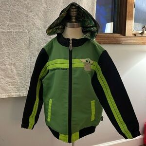 Star Wars Mandolorian & Grogu reversible Jacket size 5-6